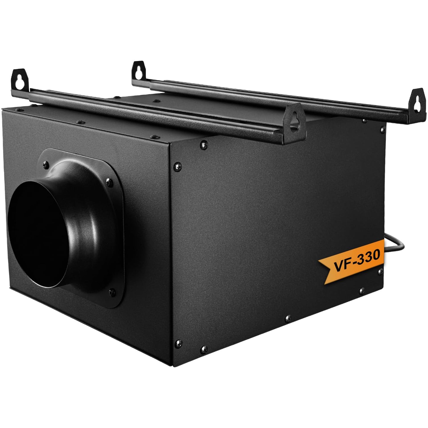 MIDCVFRUN 2 Speed 330CFM|240CFM Adjustable Ultra Quiet Inline Bathroom Exhaust Fan, Ventilation Fan Extractor for Bathroom, Garage, Attic, Kitchen - Strong but Quiet
