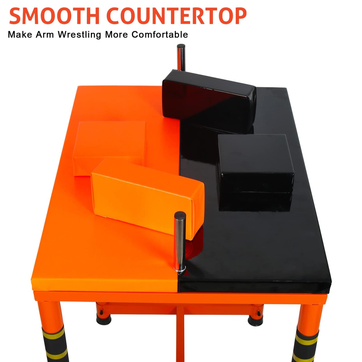 JELLYRATTBIT Professional Wrestling Battle Table - Competition Training Equipment for Home Gym Club (Orange with Black)