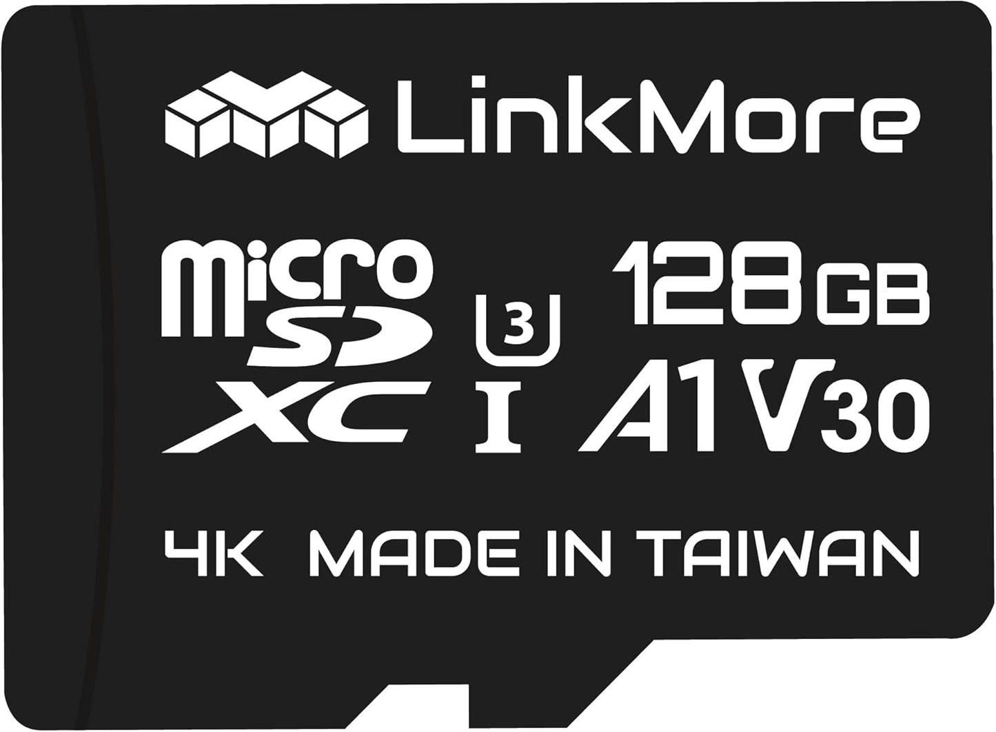 LinkMore 128GB XV13 A1, U3, V30, 10 100 40 Micro SDXC Card, Agon Lite, UHS-I, Class Compatible, Read Speed Up