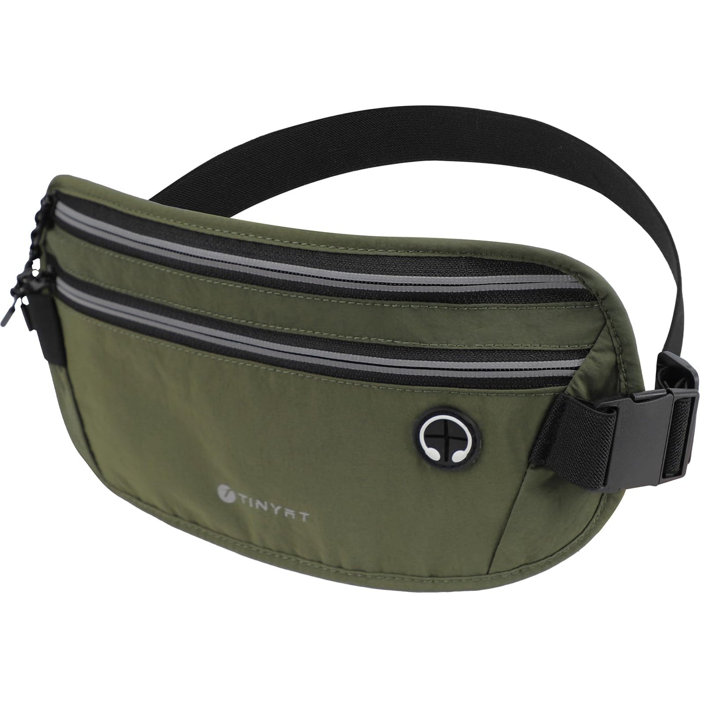 Slim Running Belt for Women Men Runners Fanny Packs With Phone Holder Hidden Pockets Exercise Waist Bag for Marathon Workout