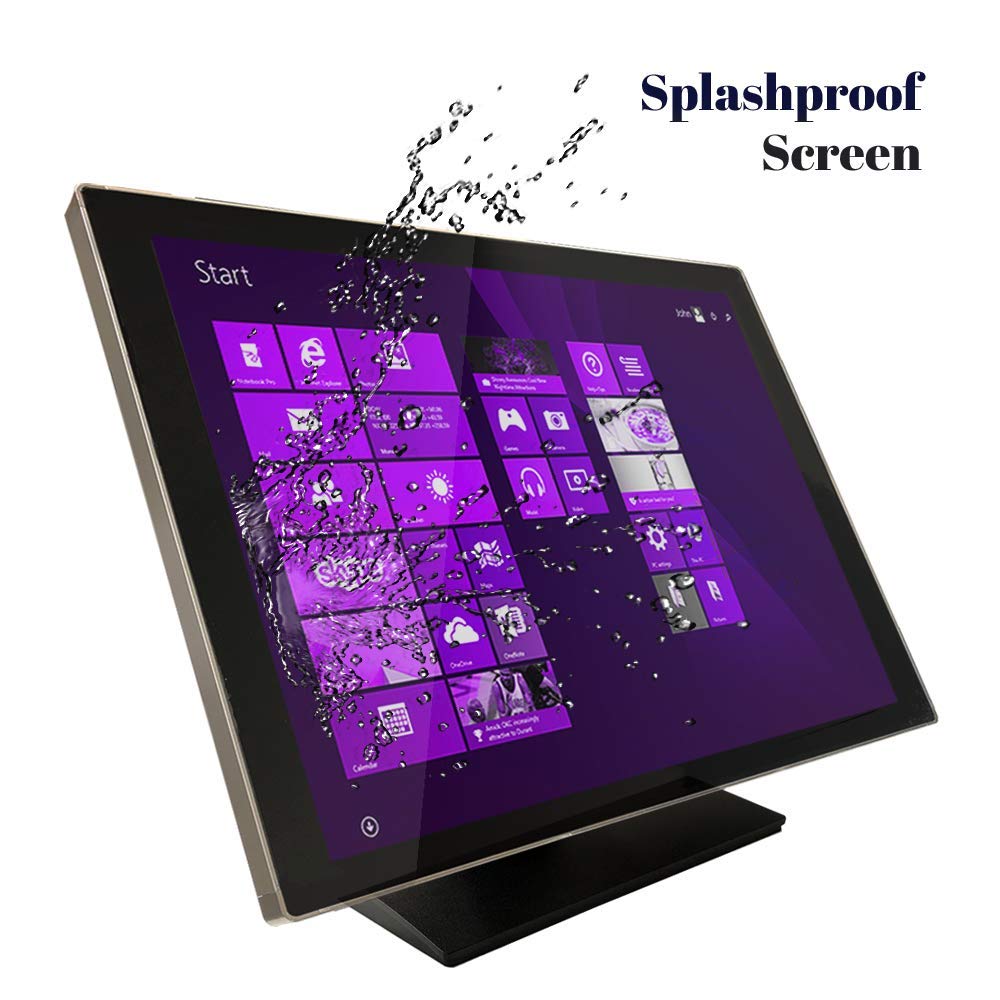 17 Inch Pro Commercial Grade Capacitive LED Backlit Multi-Touch HDMI Monitor, 4:3 Display 1280 x 1024, True Flat Seamless Touchscreen, Great for Office, POS, Retail, Restaurant, Bar, Gym, Warehouse
