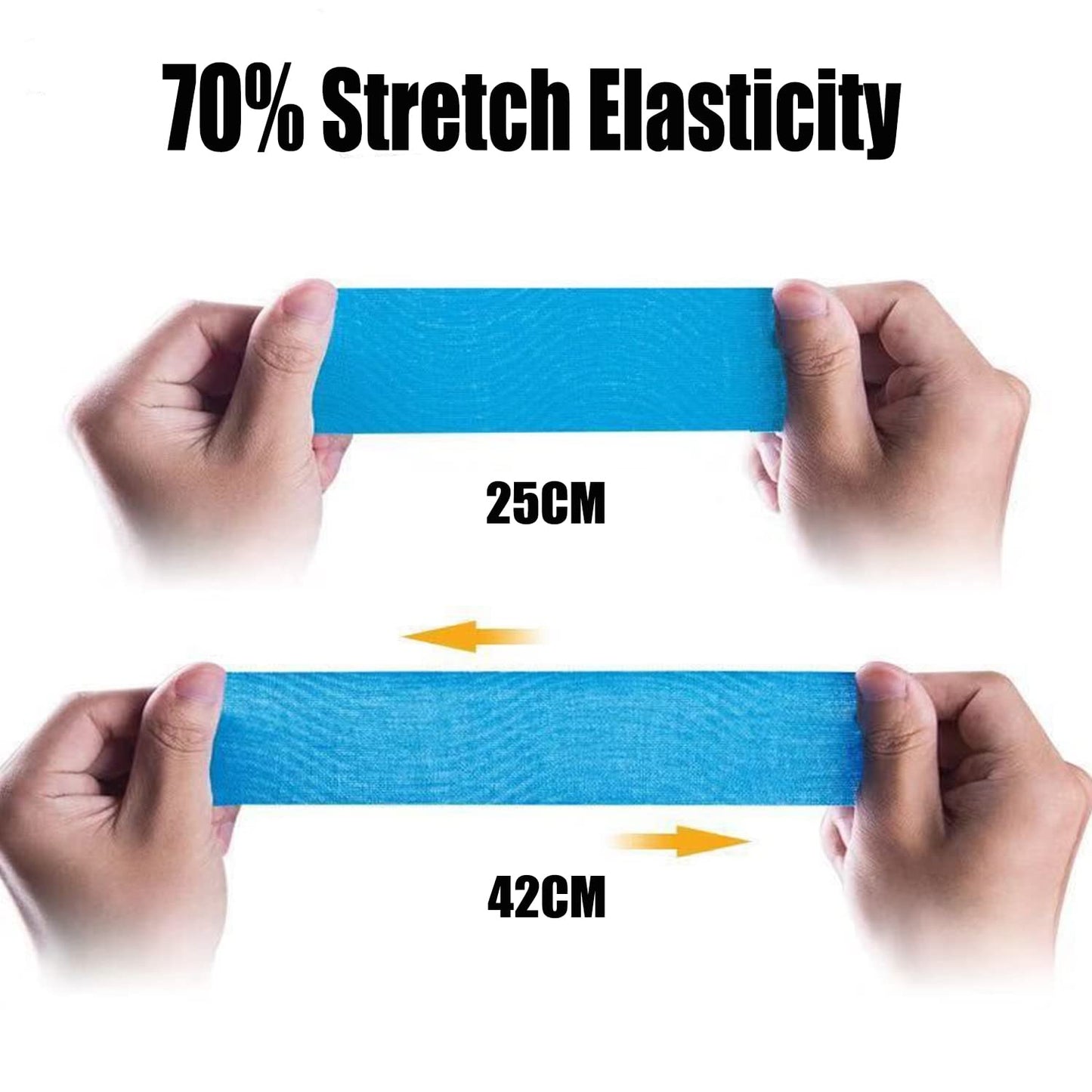 Kinesiology Tape Precut Strips Pro Athletic (3 Rolls,60 Strips) Original Cotton Waterproof Breathable Latex Free Tape for Muscle Pain Relief and Joint Support Elastic Sports Activities Tapes (Mix)