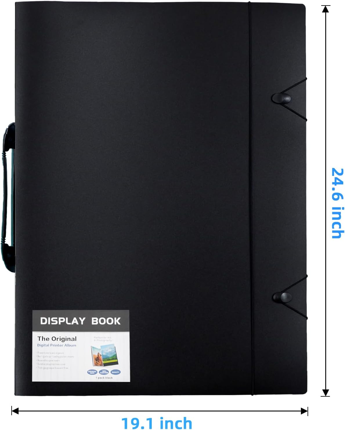 ZFCLXX 18"x24" 500-Pieces Large Art Portfolio Heavy Duty Binder with Plastic Sleeves, Portfolio Folder with Protectors