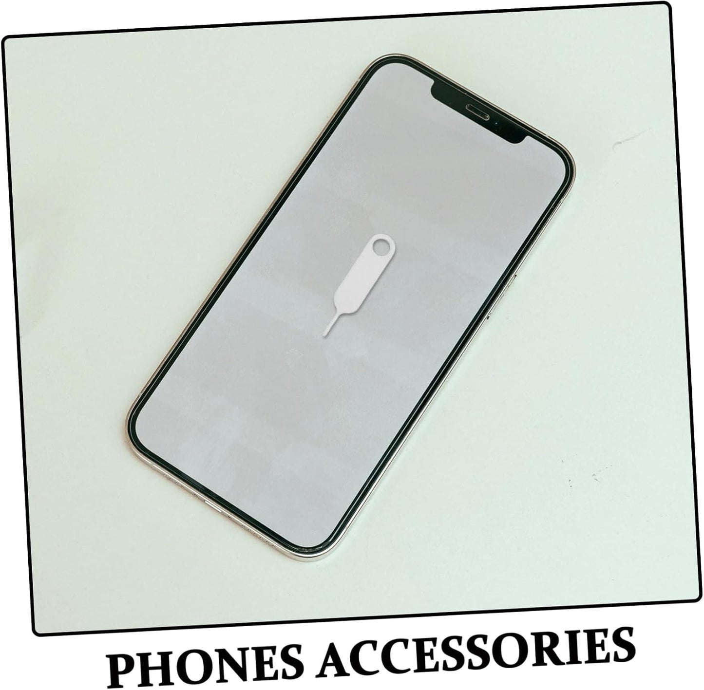 500pcs Veemoon Mobile Phone Card Removal Needle Sim Card Ejector Tool Sim Card Tool Sim Eject Pin Phone Sim Remover Sim