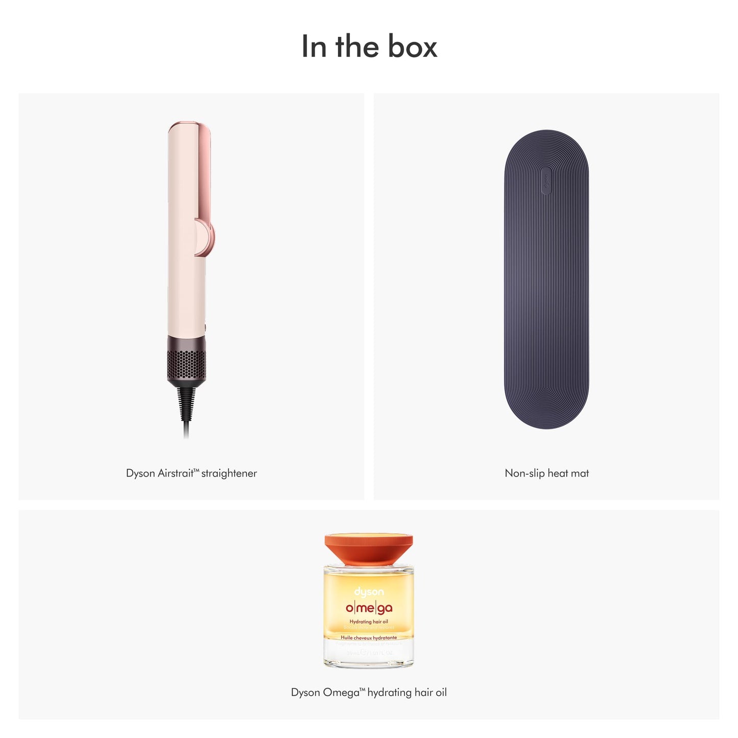 Dyson Airstrait™ Straightener and Omega™ Hair Oil Amazon Exclusive