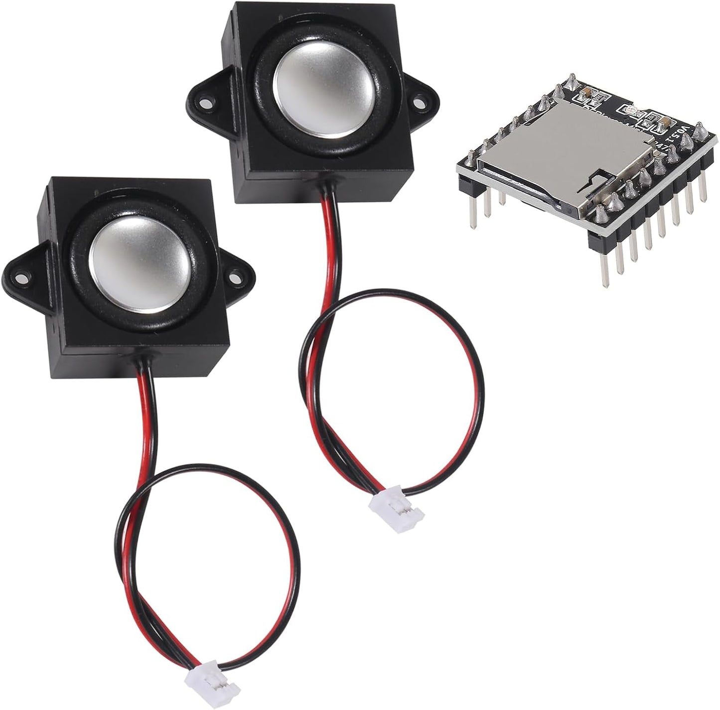 Diitao 2pcs 3 4 JST-PH2.0mm 2 MP3 W Ohm Mini Speaker Micro Speaker pin Interface with Mini Player Module