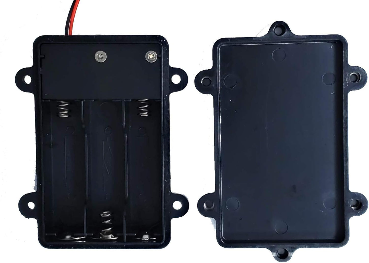 AMX3d 3AA 2 Pack Low Voltage Power Solutions: Water Resistant Battery Holders Battery Cases with AAA Battery Adapters