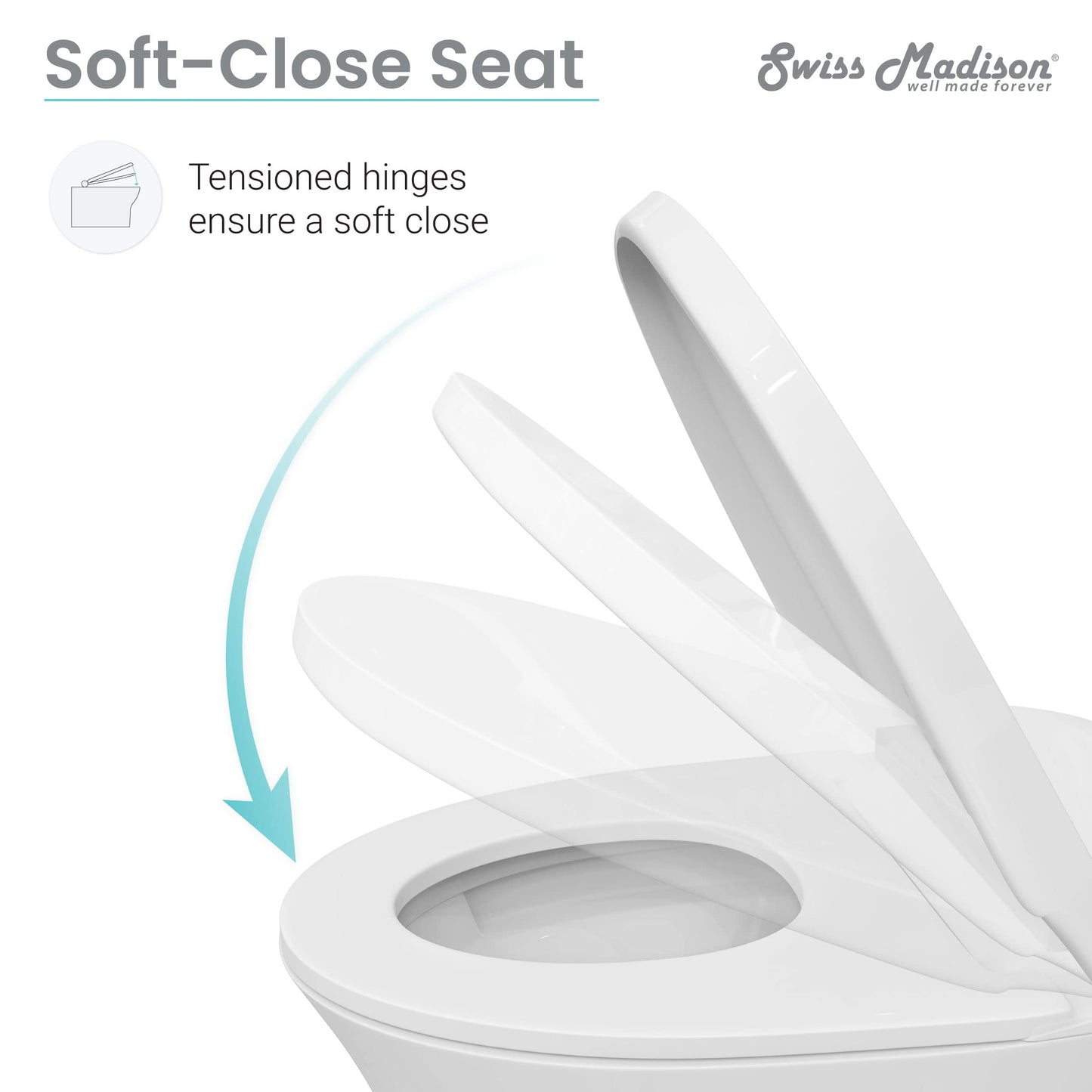 Swiss Madison Hugo Smart Toilet, Touchless Vortex™ Dual-Flush 1.1/1.6 gpf Tankless Toilets for Bathroom
