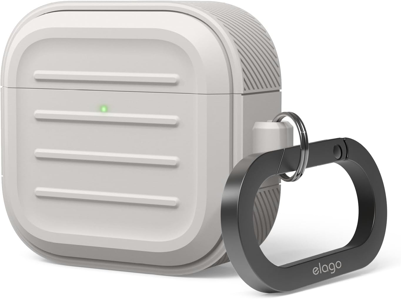 elago 4 4th Armor Compatible with AirPods Case - for AirPods Generation Cover, Carabiner Included, Supports Wireless