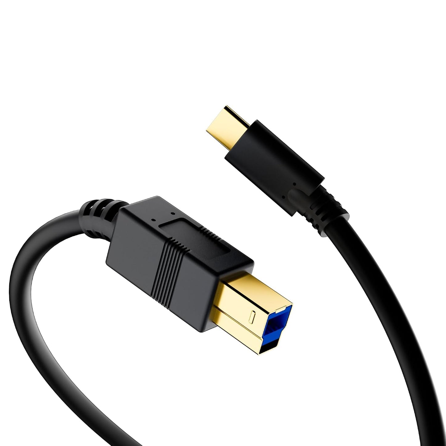 3.0 4 3.0 USB C to B Cable FT, USB-C-Male to USB B-Male Cable, Gold-Plated Connectors, Compatible with Docking Station