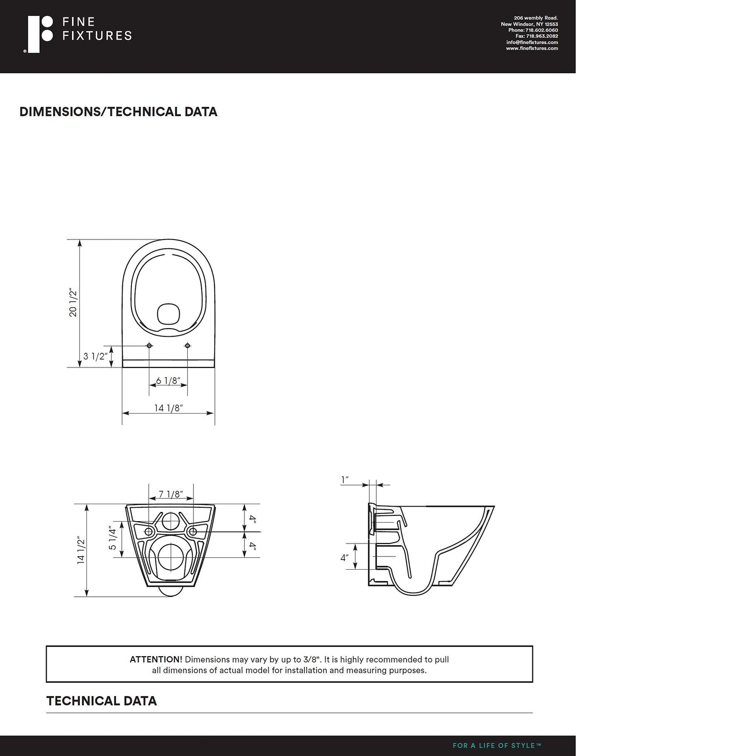 Dakota In-Wall toilet Combo Set - Toilet Bowl With Soft-Close Seat, Tank And Carrier System (2 x 4 Studs), Push Buttons Included