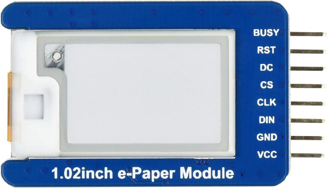 waveshare 1.02inch Pi4B/3B+/3B/2B/B+/A+/Zero/Zero 2W 12880 E-Ink Display Module Compatible with Raspberry W/WH/Zero