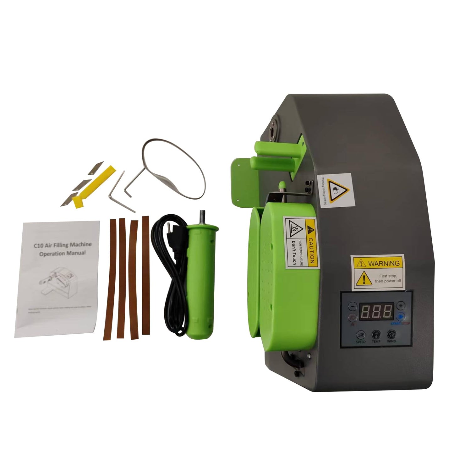 Viecam Air Pillow Cushion Maker Machine - Compact, Efficient Bubble Pack Making up to 16"" Tall Film, Quick Fill Air Packaging System for Business, 40Ft/Min Speed - 110V US Plug