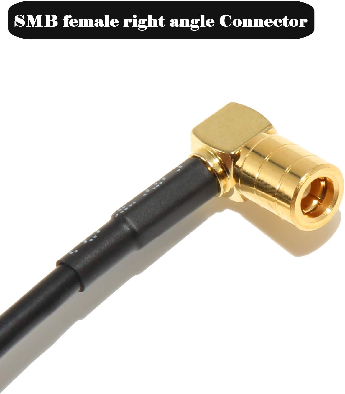 23 Anina Feet XM Antenna Extension Cable for Satellite Sirius XM Radio-Right Angle SMB Male to SMB Female Radio Stereo