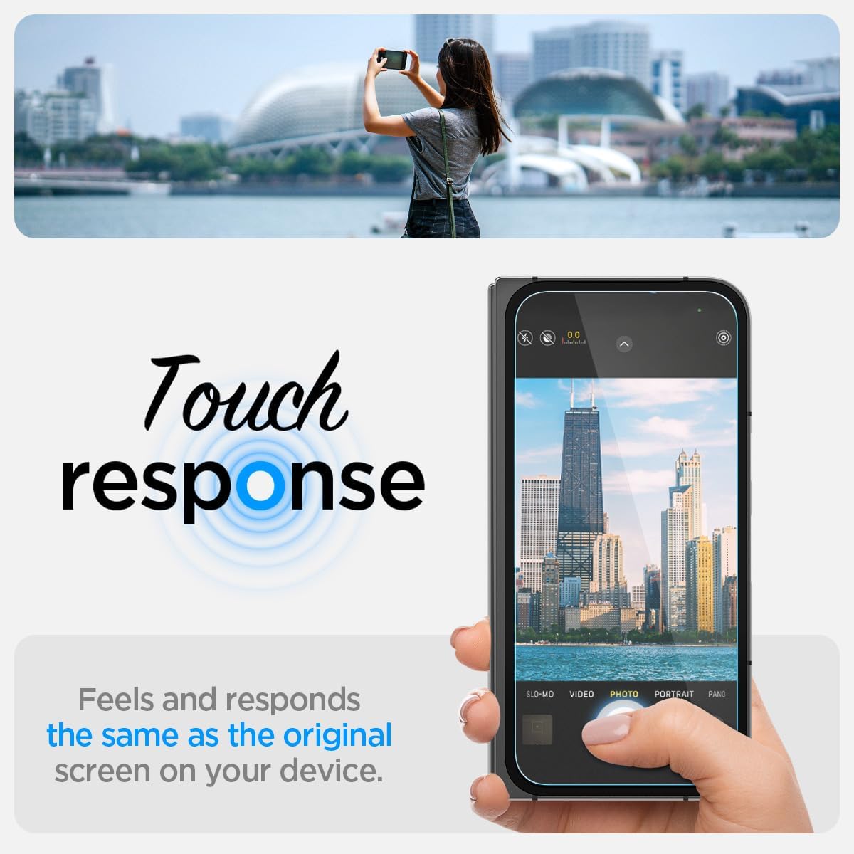 9 2 Pack Spigen Tempered Glass Screen Protector [GlasTR EZ FIT] designed for Pixel Pro Fold