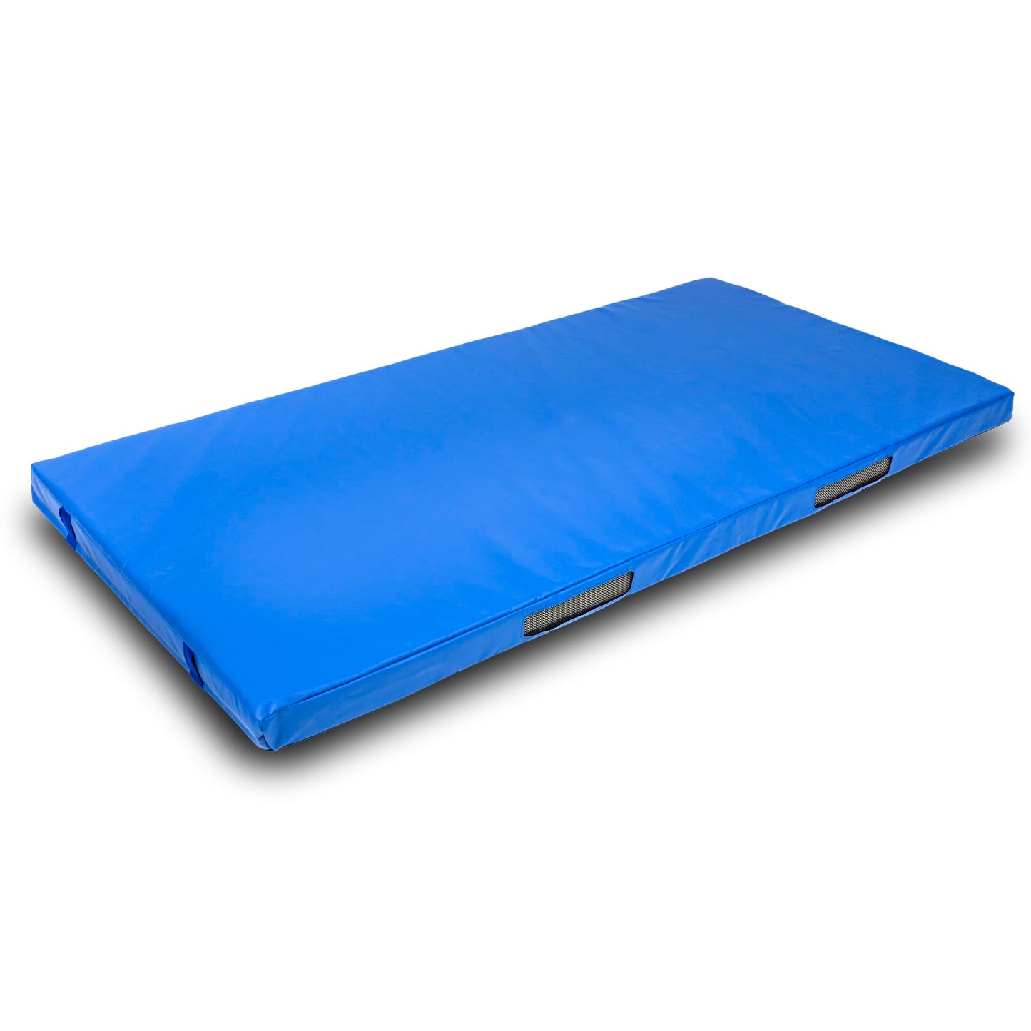 Foamma Gymnastics Mat, 4" x 4 ft x 6 ft, Blue, High-Density Landing Mat with Waterproof Cover, Ideal for Wrestling, Tumbling, Kids & Adults – Gymnastics Equipment for Indoor & Outdoor Use