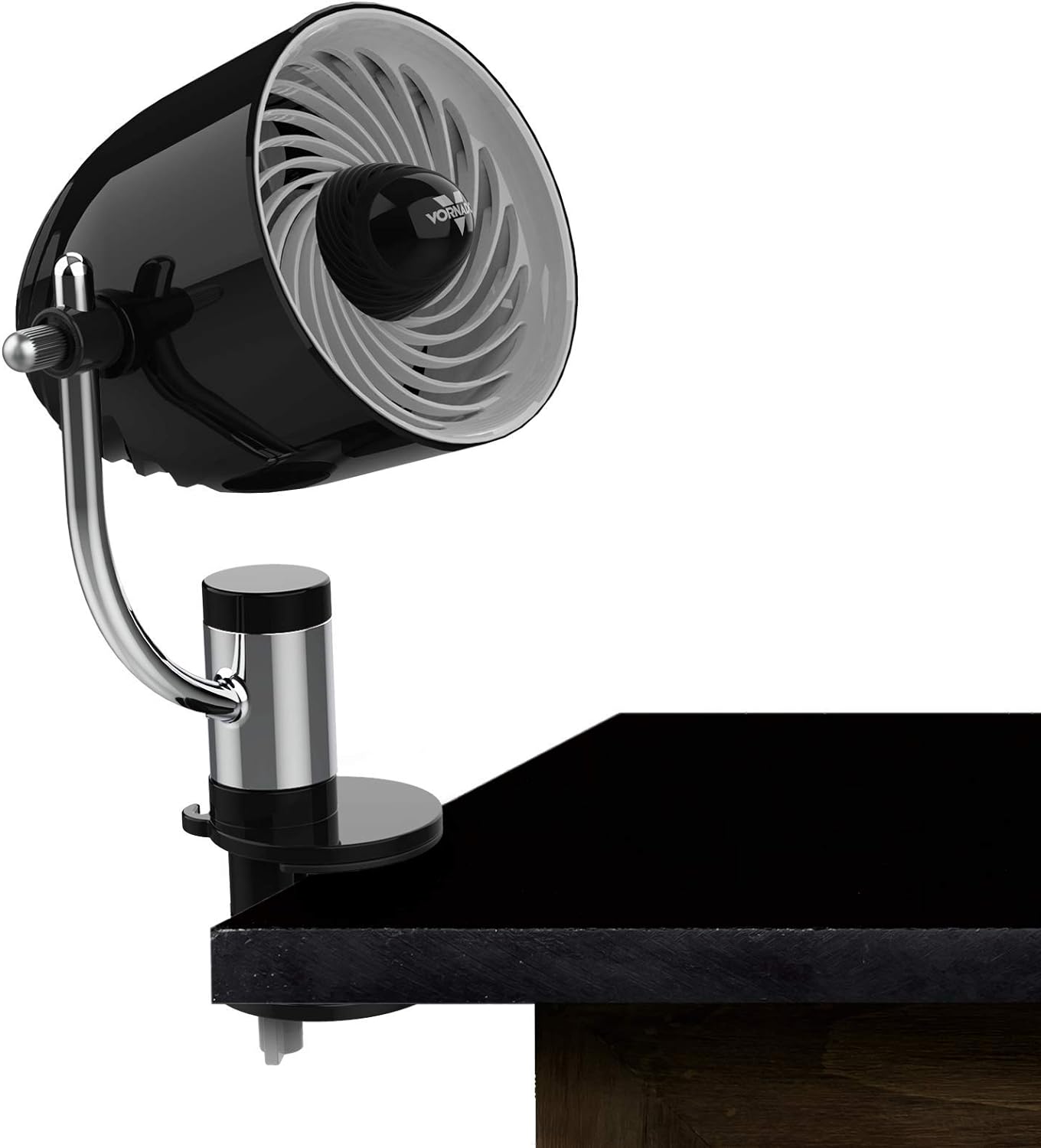 Vornado Pivot Clip Personal Air Circulator - 3-Speed Portable Desk Fan | 360-Degree Adjustable, Whisper Quiet, Black