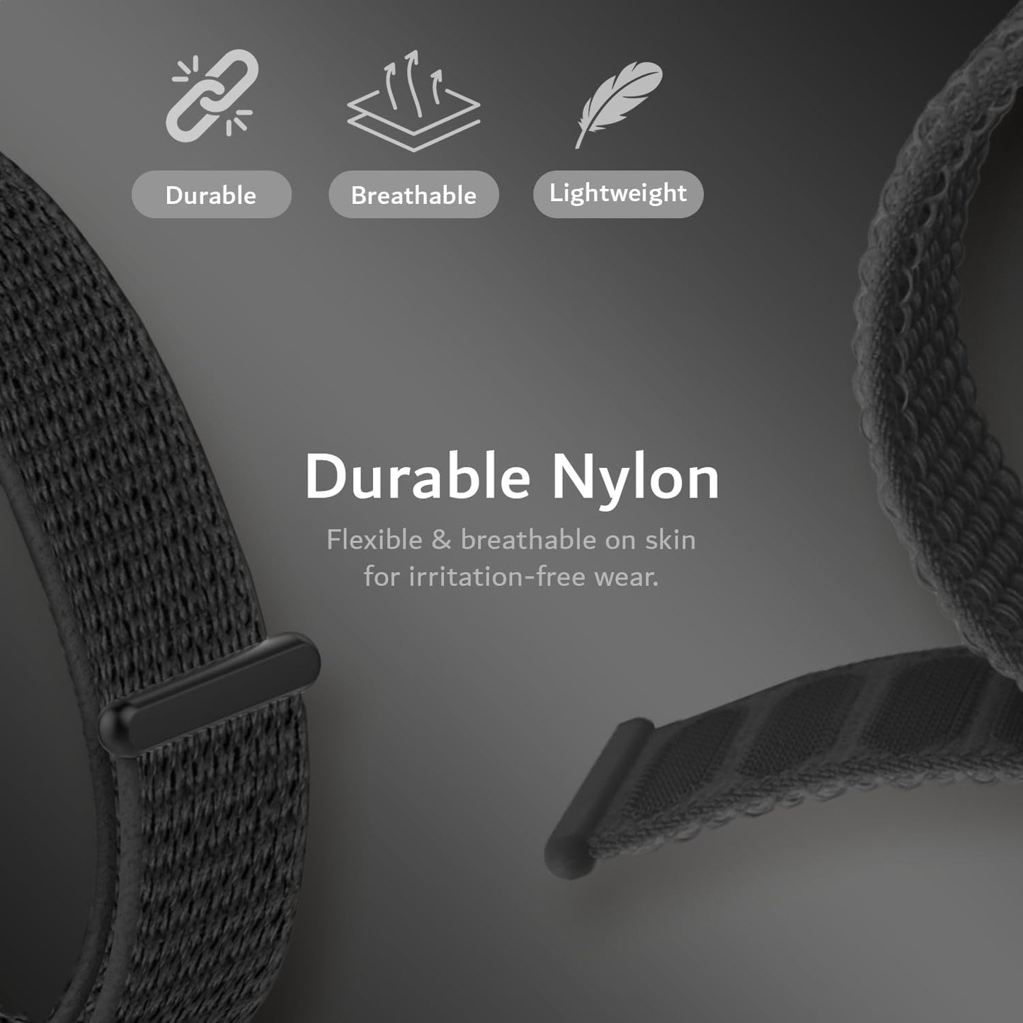 5.5"8.7" TUDIA Snap On PC Case with Adjustable Nylon Hook & Loop Wristband Compatible with PLAUD NotePin AI Voice
