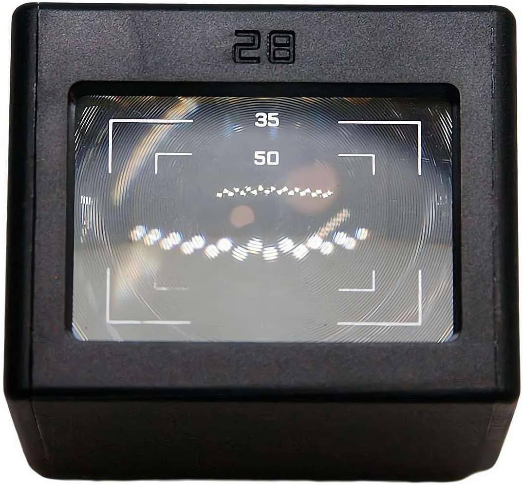 Generic 28mm 35/50 40 (35/50 Optical Waist Level Viewfinder for Camera Hot Shoe Adjustable Shoe Foot Position, or Frame