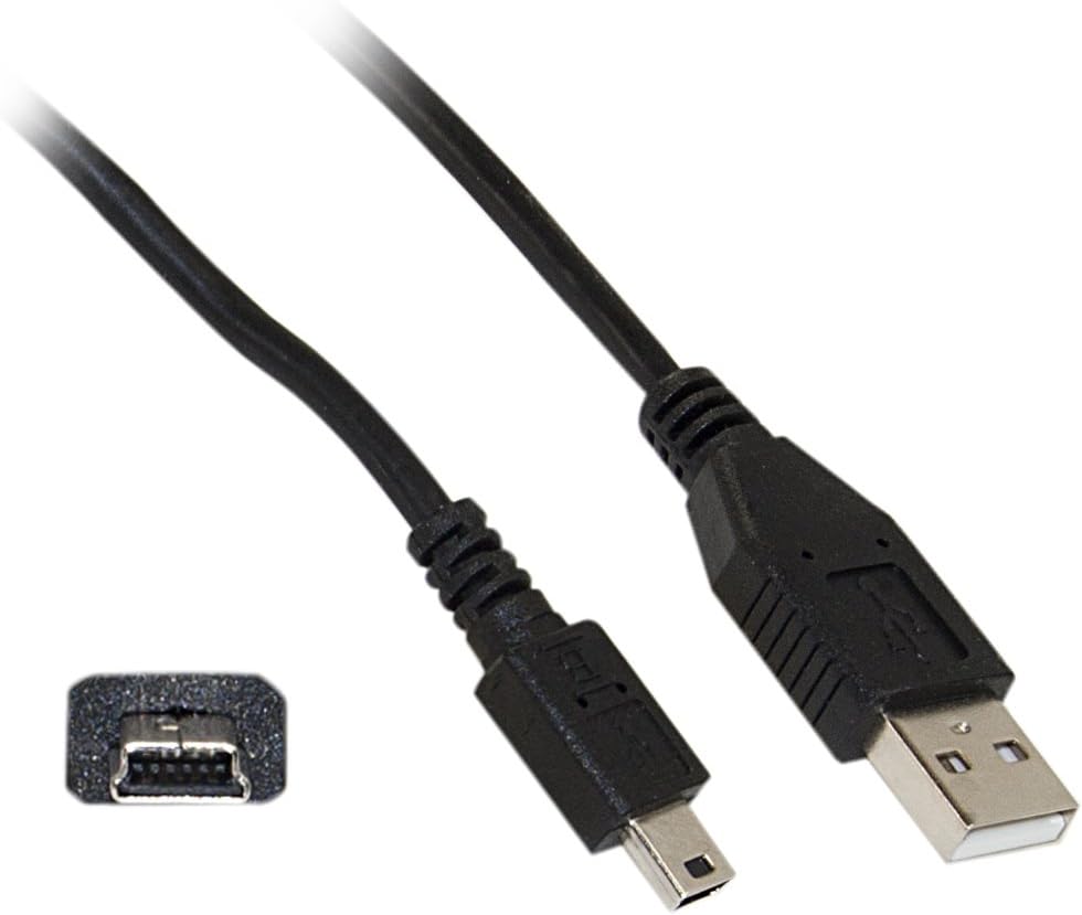 1.5 CableWholesale feet Digital Video Camera USB Cable, USB Type A to Mini B, Black