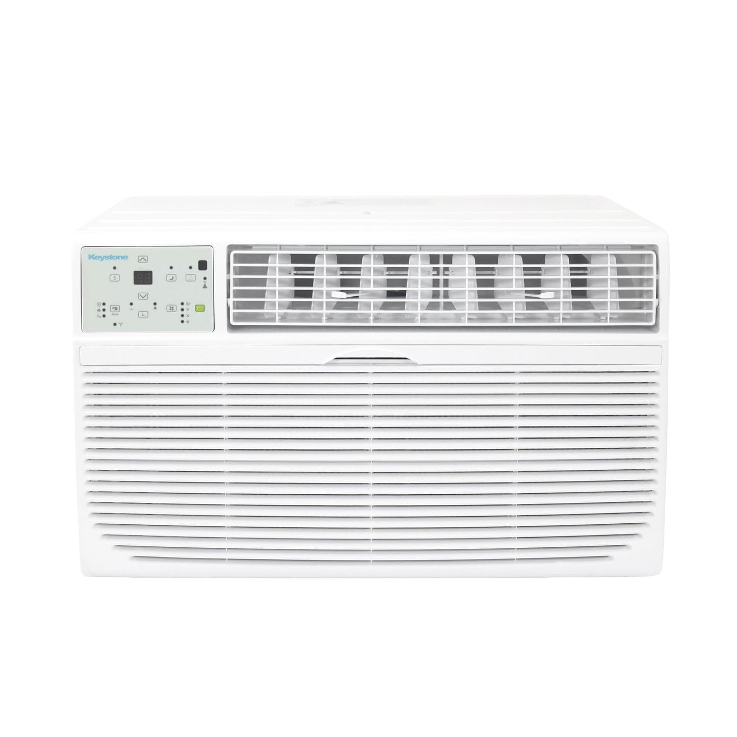 Keystone 12,000 BTU Wall Mounted AC Unit and Dehumidifier, 115V, Wall Unit for Bedroom, Bathroom, Nursery, and Medium Sized Rooms up to 550 Sq.Ft., AC Wall Unit with Remote, Quiet, High Efficiency AC