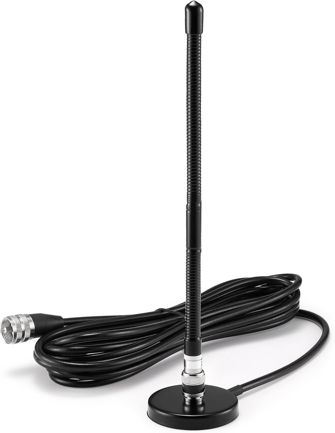 Radioddity CB515 27MHz, SO-239 CB-606/CB-606 PRO/CB-500/CB-27 PRO/CS-47/CB-900 CB Antenna Soft Whip CB Radio Antenna