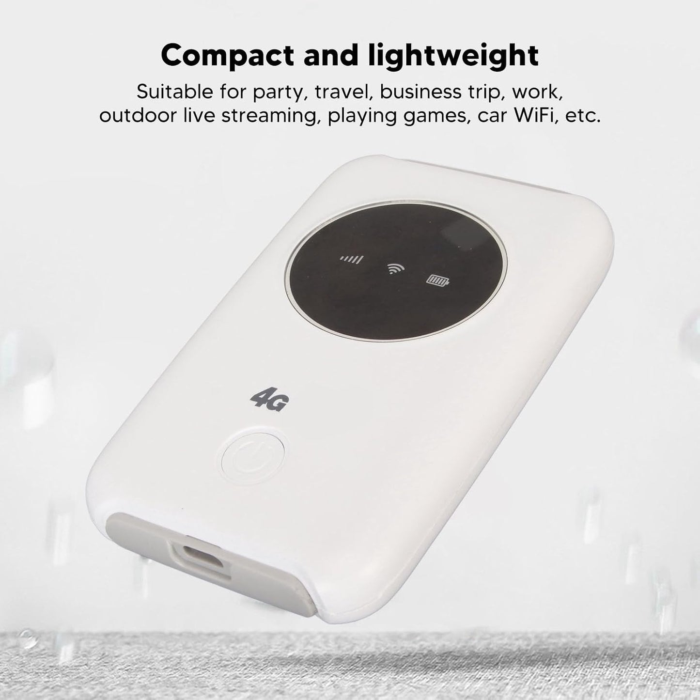4G 300Mbps 4G 3200mAh LTE USB Mobile Router Unlocked Battery Mobile Router with SIM Card Slot Portable Internet