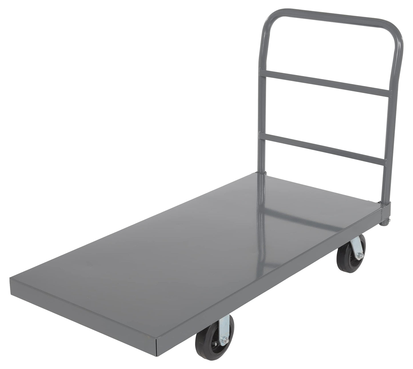 Vestil ECSPT-2448 Steel Smooth Deck Platform Truck 24 In. x 48 In. 2000 Lb. Capacity Black
