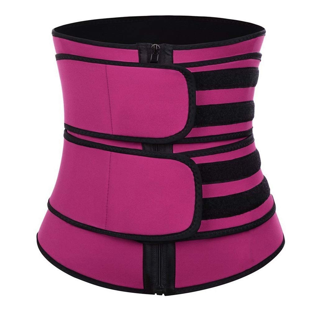 Pilarmuture Waist Trainer Belt for Women,Trimmer Belt Waist Trainer,Sweat Slimming Sports Neoprene Shaper Corset,Tummy Control BodyShaper (X-Large) Black