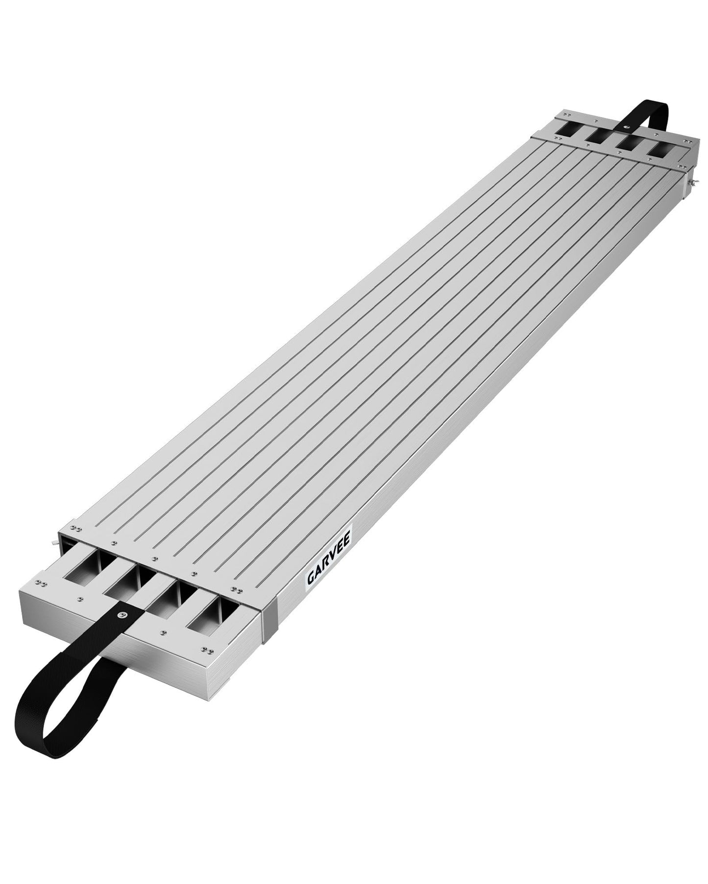 8–13 ft Telescoping Aluminum Work Plank – Heavy-Duty 440 Lbs Capacity, Skid-Proof Scaffold and Ladder Accessory, Adjustable Extension Plank for Indoor & Outdoor Projects