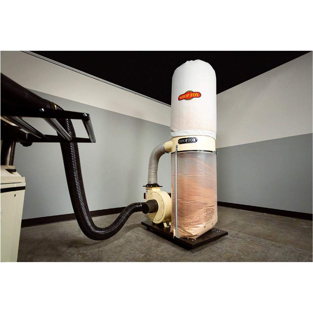 Shop Fox W1666-2 HP Dust Collector,White