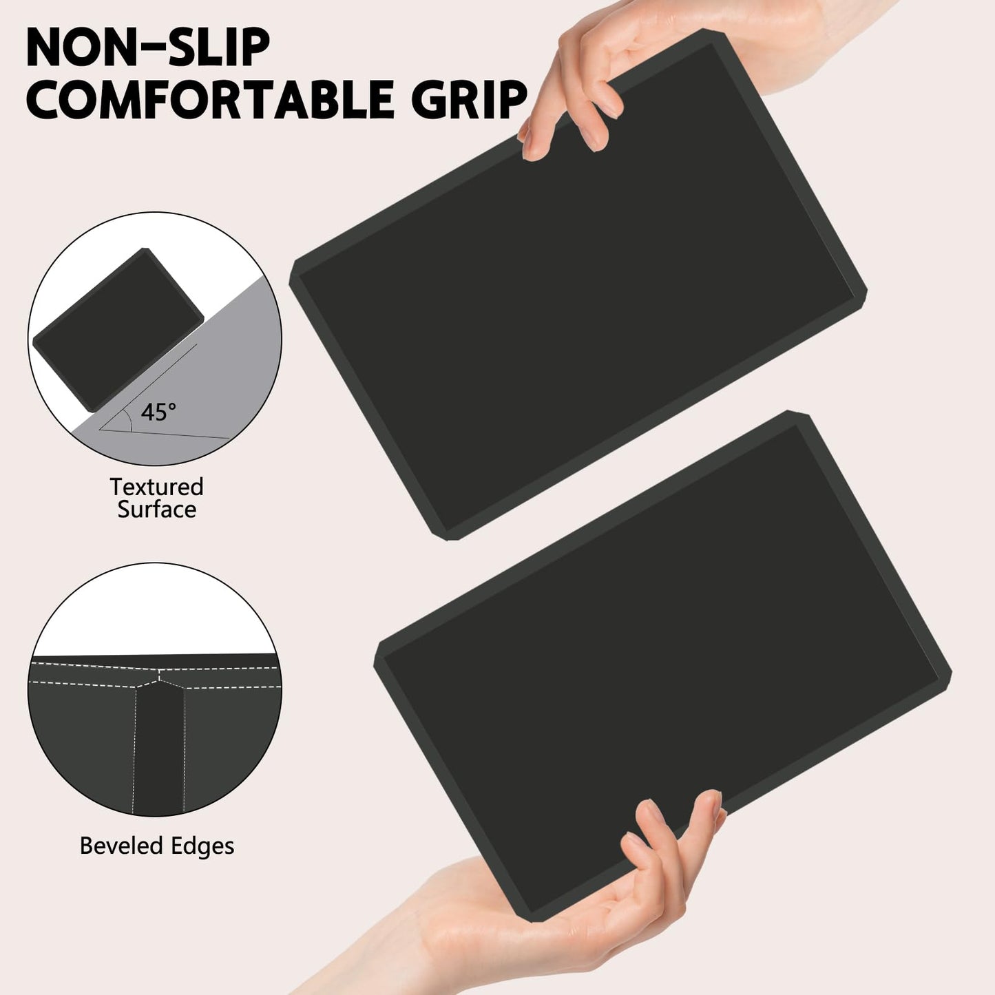 MBKHFLL Yoga Block - Supportive Latex-Free Eva Foam - Soft Non-Slip Surface with Beveled Edges for Yoga, Pilates, Meditation - Yoga Accessories for Stability, Balance, Deepen Stretches (black)