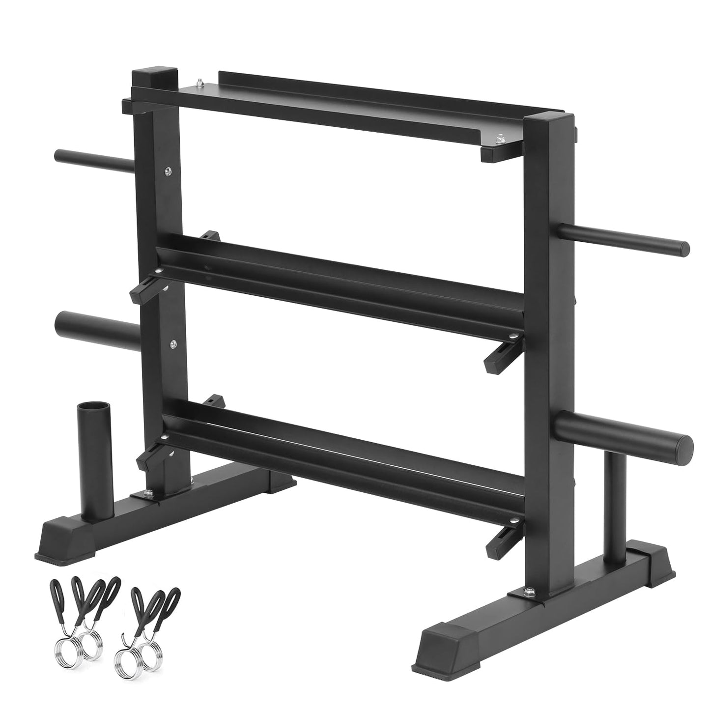 Cometofit Adjustable Dumbbell Rack, Dumbbell Set with Storage Rack for Kettlebells, Weight Organizer Stand, Weight Rack, Kettlebell Rack