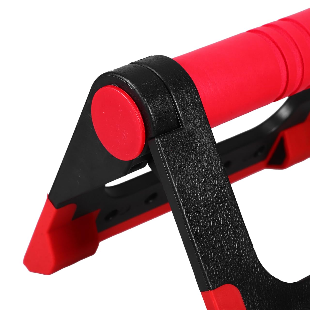 Toddmomy Foldable Push-up Stand Pair Portable Exercise Handles for Home Strength Training Compact Push up Bars for Floor Workouts with Rotating Arm Support 6.3 Inch Fitness Equipment