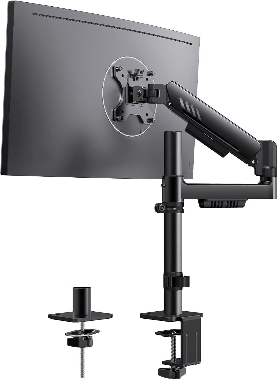 ErGear 13-34 19.8 lbs, 75x75/100x100mm, Single Monitor Arm, Adjustable Desk Gaming Monitor Mount for Screens, Up
