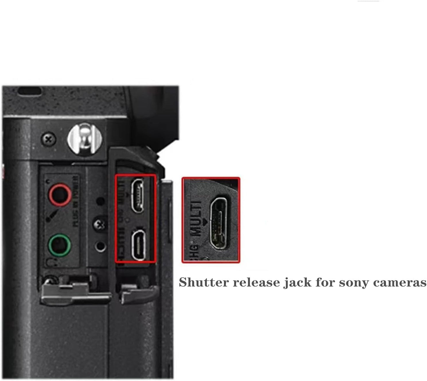 2.5mm-S2 300cm/ 118-inch (2.5mm-S2 118in/3m) Extension Cable Shutter Release Connection Cable (Multi USB) for Sony