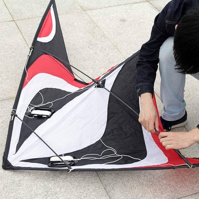 Babyeden Large Dual Line Stunt Kite, 84 Inch Wide Entry-Level Sport Kite for Adults and Teenagers