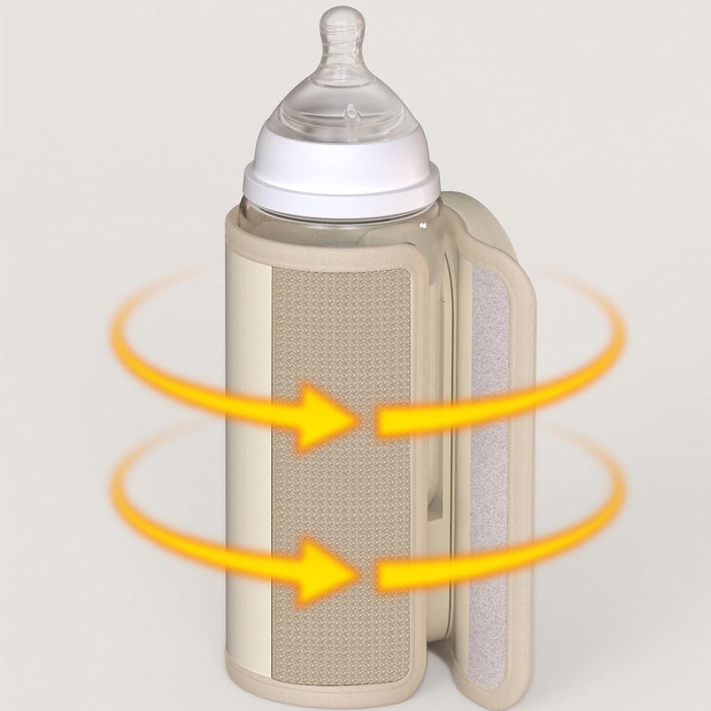 LICAEVEY Milk Bottle Warmer, Portable USB Cordless Constant Temperature Milk Bottle Warm Insulation Cover with Smart