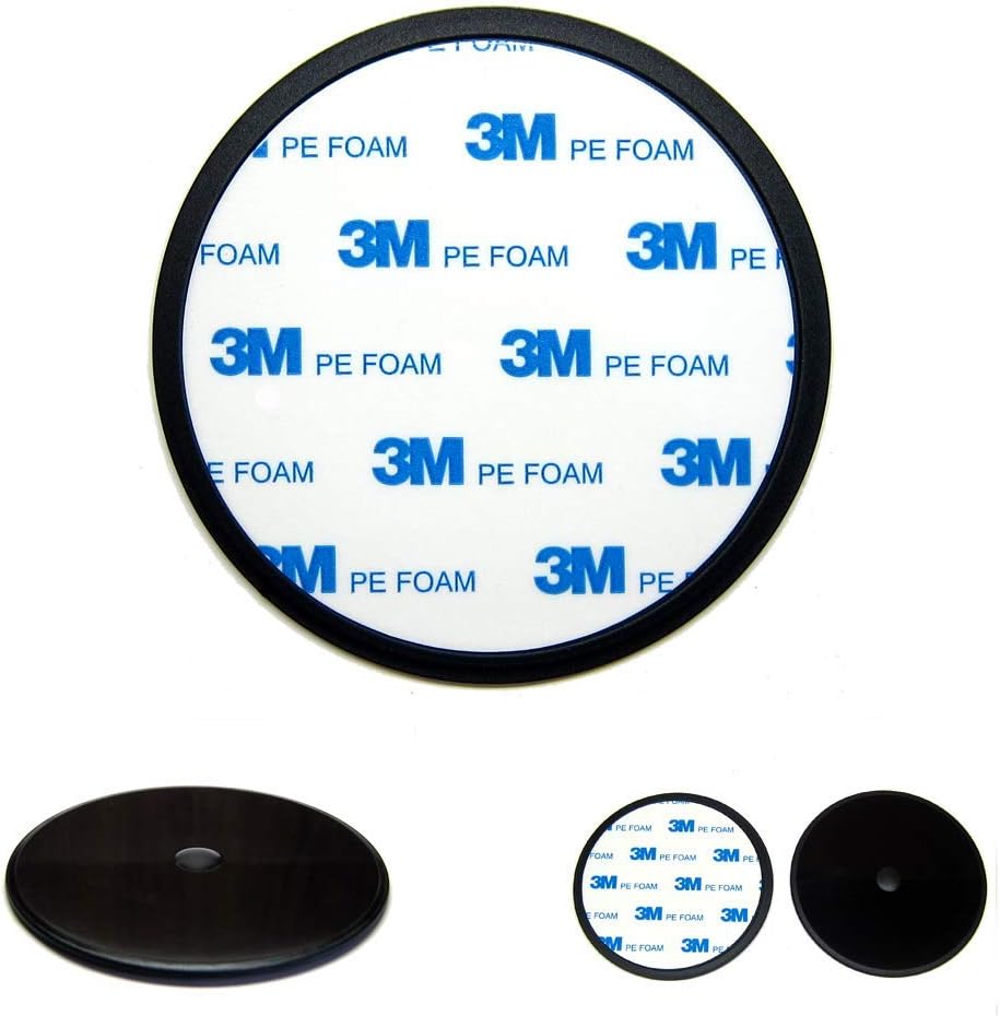 Ramtech Electronics(TM) 90mm Ramtech Electronics Diameter Universal Dash Mount for Mobile Phones, GPS, DVR, Tablets