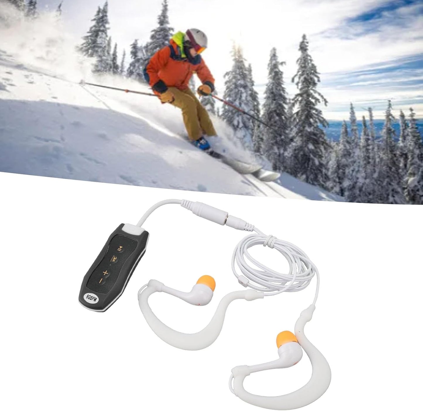FOSA MP3 Swimming (8GB) Player, Music Player Portable, Premium Material, Hydrodynamic Design, Excellent Sound