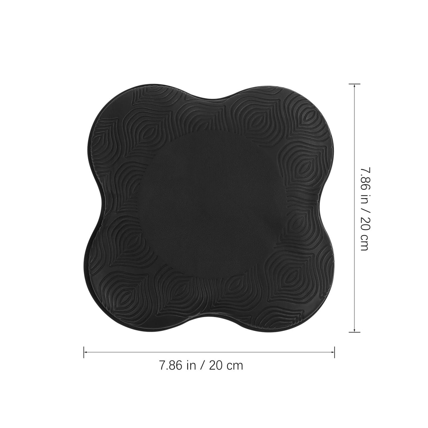 Happyyami 2 Pack Yoga Knee Pads 7.87X7.87X0.59In Non-Slip Foam Cushion for Kneeling Elbow Wrist Support Multi-Purpose Mat for Pilates Exercise Home Gym