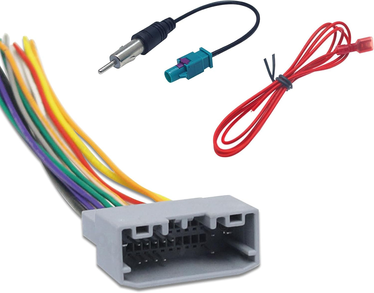 Sephile 3 6.49" PCS Car Audio DVD Retrofit Power Speaker Wiring Harness Socket Kit, ABS Injection Molded Portable