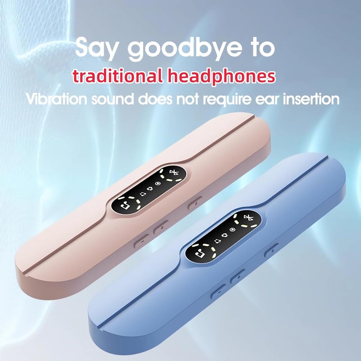 Generic Bone Conduction Under Pillow Speaker for Sleeping - Wireless Bluetooth Sleep Speaker with White Noise & Timer