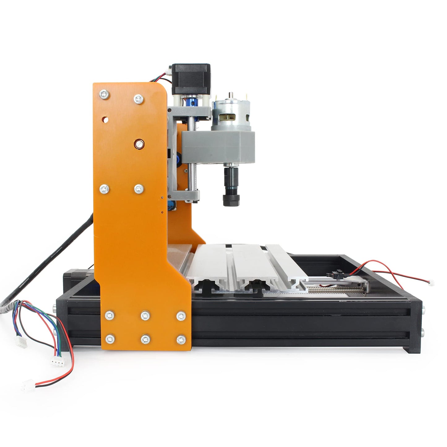 RATTMMOTOR Upgrade 3018-PRO CNC Wood Router Machine Kit 3 Axis GRBL DIY Mini CNC Engraver Milling Machine+Emergency Stop and Limit Switch for Cutting Plastic Acrylic PVC PCB Wood