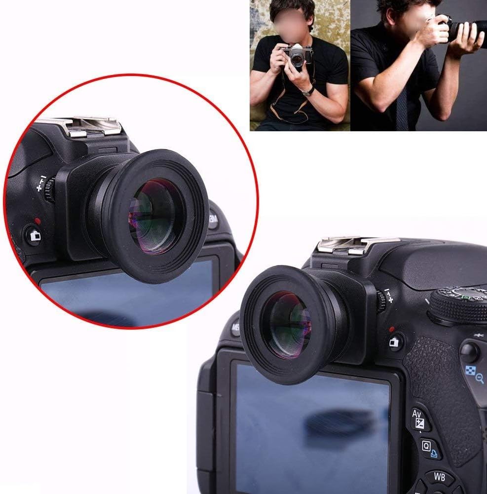 Kukyller 1.5X Viewfinder Eyepiece for DSLR Camera, Magnifying Eyepiece Viewfinder for Camera, Fixed Focus Viewfinder