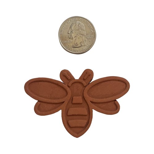 Fox Run Terracotta Brown Sugar Keeper and Saver, Bee, Set of 2