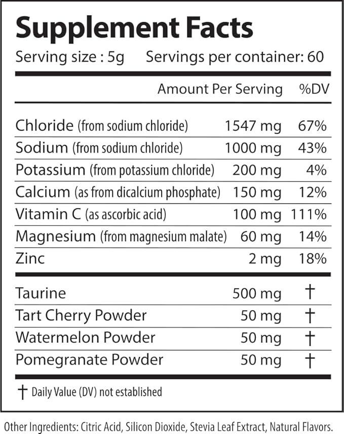 Lytes - Electrolyte Powder Daily Hydration Drink Mix - Sugar-Free, Zero Calorie Instant Formula with Trace Minerals and Antioxidants (60 Servings, Salted Lemon Lime)