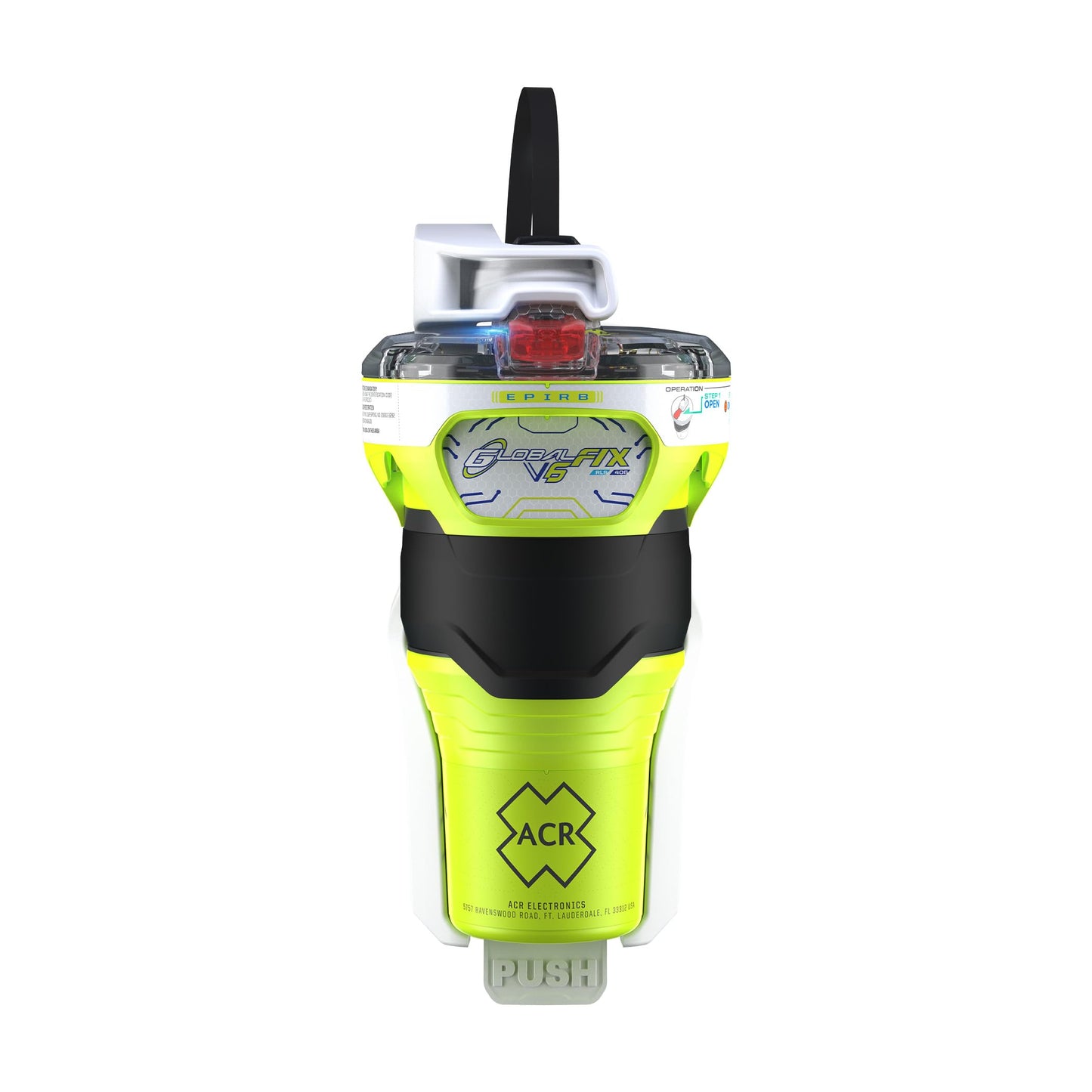 ACR GlobalFix V6 EPIRB Survival Kit with ResQFlare E-Flare, Ditchbag, and Signaling Gear – Ultimate Safety Solution for Emergencies (Model 2342.1).