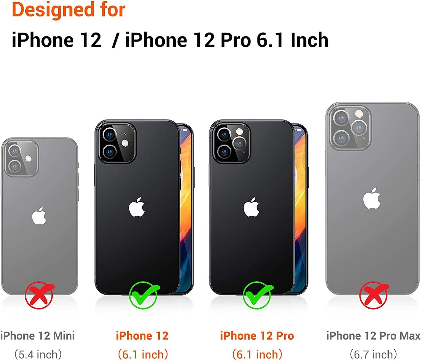 Casegis 12&12Pro Compatible with iPhone Case,with [Shockproof Protective][Camera Protection] Cute Butterfly Aesthetic