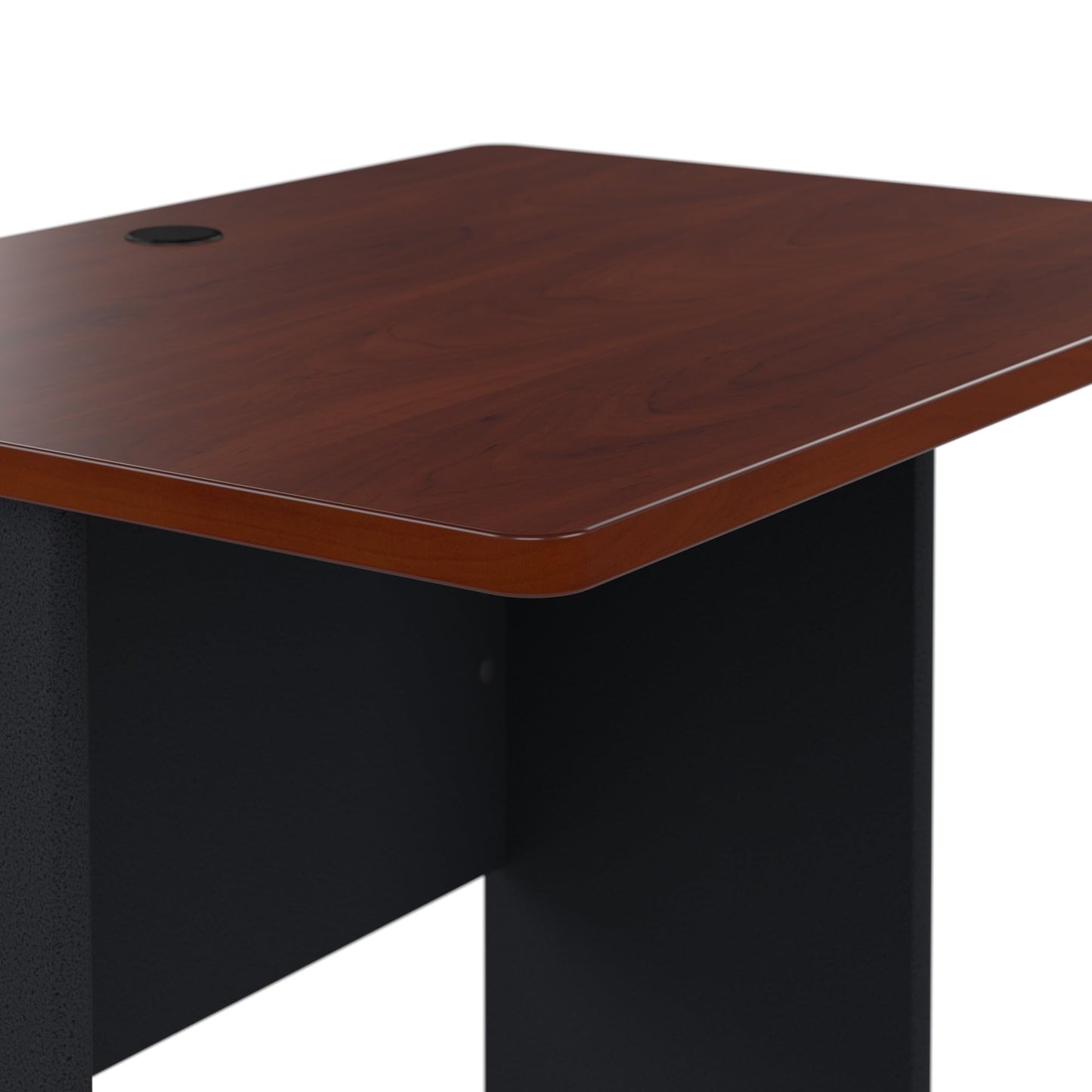 Bush Business Furniture Series A 36W Small Desk in Hansen Cherry and Galaxy, Compact Computer Table for Home or Professional Office